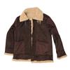Chaqueta Gruesa Estampada para Hombre de Ante Sintético y Piel Sintética, Nueva de Invierno Europea y Americana 2023, Popular en Plataformas Independientes
