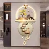Nova decoração de varanda pintura corredor corredor sala de estar senso de alto nível parede de fundo mural pintura acrílica iluminação LED