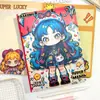 Nuevo Estilo Cuaderno A5 Primo Grande Cuaderno de Páginas de Colores Cuero PU Bloc de Notas para Estudiante Cuaderno Rayado de Dibujos Animados de Moda