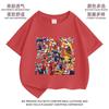 Ropa de Dios del Coche Kabao Camiseta de Algodón de Manga Corta de Verano para Niños Camiseta de Dibujos Animados Holgada Transpirable para Niños Mayores