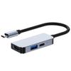 Base de expansión tres en uno tipo C a HDMI, convertidor USB 3.0 HD, concentrador USB-CUB con PD