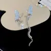 Aretes Geométricos de Borla de Perlas Aguja de Plata, Lujo Ligero, Alta Gama, Aretes Elegantes, Aretes Modernos y Versátiles, Aretes de Diseño