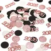 Decoración de Escritorio de Puntos Dispersos con Brillo Confeti Decoración para Fiesta de Año Nuevo 2026 Graduación Jubilación