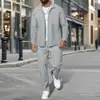 2025 Outono Masculino Transfronteiriço Gola Lapela Bolso com Zíper Cor Sólida Waffle Cardigã Slim Jaqueta Suit Masculina