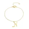26 Alfabeto Inglés cursiva nombre palabra Pulsera Pulsera de Letras del Alfabeto