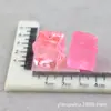 Cubo de Gelo Colorido Transparente Acrílico Quadrado Luminoso Decoração DIY Luz Noturna Cubo de Gelo DIY Acessórios de Joias Atacado