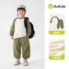 Conjunto de Chicos Dudu Otoño Sudadera Deportiva y Pantalones para Niños Ropa Interior Casual para Niñas Pantalones Largos Ropa para Bebés y Niños Nuevo