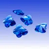 Al por mayor 8 mm/10 mm/14 mm agujero recto cristal mariposa DIY material para pulsera collar pendientes joyería accesorios para ropa