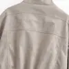 Colección Otoño 2026: Moda Urbana Transfronteriza Europea y Americana para Mujer Chaqueta de Trabajo Corta con Cuello Alto w09 611655