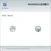 Caja de Decoraciones Cuadradas de Uñas Corte Tradicional de 10 mm, Populares en Plataformas de Transmisión en Vivo, Pedrería Irregular para Uñas con Base Puntiaguda K9 para Uñas Postizas