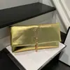 Colección Otoño 2026: Bolso Único de Sobre Dorado, Bolso de Hombro de Alta Gama, Bolso Bandolera tipo Baguette, Bolso para Mujer al por Mayor