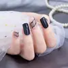 Zhengxiang Internet Popular Adesivos de Manicure Tabuleiro de Xadrez Little Red Book Adesivos de Unha Foscos Adesivos de Unha Listrados Foscos Adesivos Completos