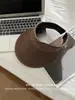 Novo Chapéu de Sol de Palha com Top Aberto para Frescor de Verão~ Chapéu de Sol Estilo Faixa de Cabeça de Palha de Aba Larga para Uso Externo no Verão Que Faz o Rosto Parecer Menor
