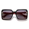 Gafas de sol de moda para mujer europeas y americanas jóvenes de alta gama atmosféricas para conducir sentido de alto nivel montura grande gafas de sol anti-ultravioleta