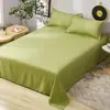 Sábana una pieza amigable con la piel cepillada doble individual para cuatro estaciones universal dormitorio estudiantil funda de almohada fábrica venta al por mayor
