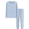 Conjunto de ropa interior de fibra térmica para niños, otoño 2019, ropa y pantalones abrigados para niños de talla mediana y grande.