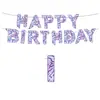 Amazon Kpop Demon Slayer Grupo Feminino Artigos de Festa Padrão Tigre Topper para Bolo de Aniversário Prato de Papel para Festa Decorações de Bandeirinhas