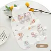 Toalla de verano a prueba de sudor para niños, algodón de bambú de cuatro capas, almohadilla absorbente de sudor para bebés Clase A, toalla para la espalda, especial para bebés de kínder que sudan