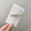 Coreano Metal Strass Hairpin Distintivo Pente Hairpin Side Clip Bangs Clip Hairpin Headwear Acessórios para o cabelo Duckbill Clip