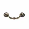 Accesorios de Hardware Hebilla de Agujero Único Manija de Aleación de Zinc Bronce para Puerta de Armario Tirador para Cajón de Gabinete de Muebles Electrochapado