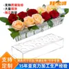 Caja de Flores Acrílica Transparente Transfronteriza Hidropónica en stock Jarrón Caja Estante de Exhibición Caja de Regalo Estante de Almacenamiento de Fábrica Caja de Almacenamiento