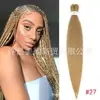 Con Empaque Trenzas Ez de 26 Pulgadas Trenzas Africanas Peluca de Rastas Trenzas Pre-estiradas