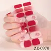 Pegatinas para Uñas Estilo Chino Transfronterizas Película de Esmalte Impermeable Despertar del León Gato de la Fortuna Dibujos Animados Brillantes Pegatinas para Uñas sin Hornear Juego Completo