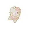 Pingente de Animal de Desenho Animado Transfronteiriço Pulseira com Laço DIY Acessórios de Pingente de Joias Esmaltadas Feitas à Mão