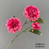 Flor de simulación rojo rosa explota sala de bodas rojo rosa flores falsas para bodas con venta al por mayor de fábrica