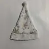 Sombrero de Navidad Grande de Venta Caliente Transfronterizo Sombrero de Papá Noel con Estampado Dorado Material de Felpa Venta Caliente Transfronteriza Mayoreo