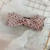 Presilha Banana Clássica Estilo Coreano com Laço para Mulheres, Elegante e de Alta Qualidade, Adequada para Rabos de Cavalo Altos e Baixos, Presilha de Cabelo para a Parte de Trás da Cabeça, Grampo