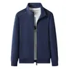 Chaqueta Deportiva Casual de Moda para Hombre para Primavera y Otoño, Ropa Deportiva con Cuello Alto para Hombre, Cárdigan Cálido Versátil a la Moda