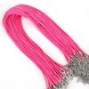 Línea Coreana de Cera de 1.5 mm Hecho a Mano diy Accesorios de Joyería Cierre de Langosta Cuerda para Collar Material para Colgante con Cuentas 10 Piezas/Paquete