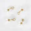 Acero Inoxidable Flor de Cristal Margarita Cristal Cuentas Colgante DIY Aretes Collar Pulsera Accesorios de Joyería