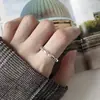 Anillo Vintage para Mujer, Popular Estilo Nuevo, Único y Elegante, Anillo Wrap-Around para Dedo Índice con Acabado Desgastado, Estilo Minimalista, Anillo de Moda