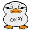 Broches Divertidos de Ánimo Animal Zorro Conejo Panda Insólitos Pines con Emojis en Inglés Insignias Decorativas Personalizadas
