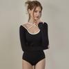 Venta Directa de Fábrica Traje de Baño de una Pieza para Mujer Tailandés Bikini Moda de Nicho Delgado Vacaciones Manantial Caliente Playa Bikini