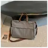 Bolsa grande casual simples no atacado para mulheres, nova bolsa tote de lona da moda, bolsa de ombro e transversal de grande capacidade, moderna