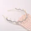 2025 Nueva Diadema Exquisita de Corona Alta con Diamantes Completos para Mujer, Pasador para el Cabello, Accesorio para el Cabello Versátil para el Uso Diario, Adelgazante Facial