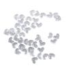 Joias para Nail Art Coração Transparente Decoração Estéreo de Coração de Pêssego Pequenos Acessórios Acessórios de Unha Material DIY Artesanal de Resina Pacote