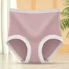 Calzones de Mujer de Tiro Alto, Entrepierna de Algodón Puro Transpirable, Levanta Glúteos, Ropa Interior Sin Costuras, Estilo Nuevo, Color Sólido