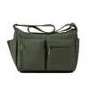 Bolso Cruzado Casual Ligero y Sencillo Transfronterizo para Hombres y Mujeres, Nuevo Bolso de Hombro Resistente al Agua de Gran Capacidad con Múltiples Bolsillos