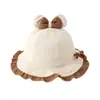 Sombrero de Sol para Niñas con Lazo Dulce 2025 Comercio Exterior Otoño Sombrero de Pescador para Niños Estilo Japonés y Coreano Sombrero de Cubo Princesa Lolita