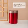 Mini Lata de Té Verde/Té Negro Portátil Pequeña Lata de Té de Hierro Lata de Metal Lata para Empaque de Té de Flores
