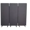 Mampara de fibra de poliéster con logotipo de comercio exterior, panel de mampara para oficina, mampara móvil con absorción de sonido a color