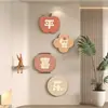 Decoraciones de pared auspiciosas y con temática de la suerte para el recibidor, decoración moderna y minimalista para el comedor, obras de arte creativas para el comedor, la sala de estar o la pared del fondo del televisor