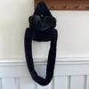 2025 Nuevo Bolso de Mano de Felpa Color Puro Estilo Perezoso Coreano Bolso de Hombro Cruzado de Alta Gama para Mujer Bolso Tote