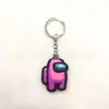 Llavero de Silicona Personalizado Lindo de Among Us Colgante Periférico del Juego del Hombre Lobo Espacial