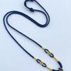 Collar Colgante de Jade para Mujer, Colgante de Buda, Hebilla de Paz, Cuerda para Colgar en el Cuello, Cordón de Collar Tejido a Mano