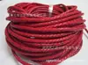 Collar de Cuerda Trenzada de PU Cuerda Redonda Cuerda de Cuero de Vaca Cuerda de Piel de PU Cinturón Trenzado de Cuero Joyería de Cuero